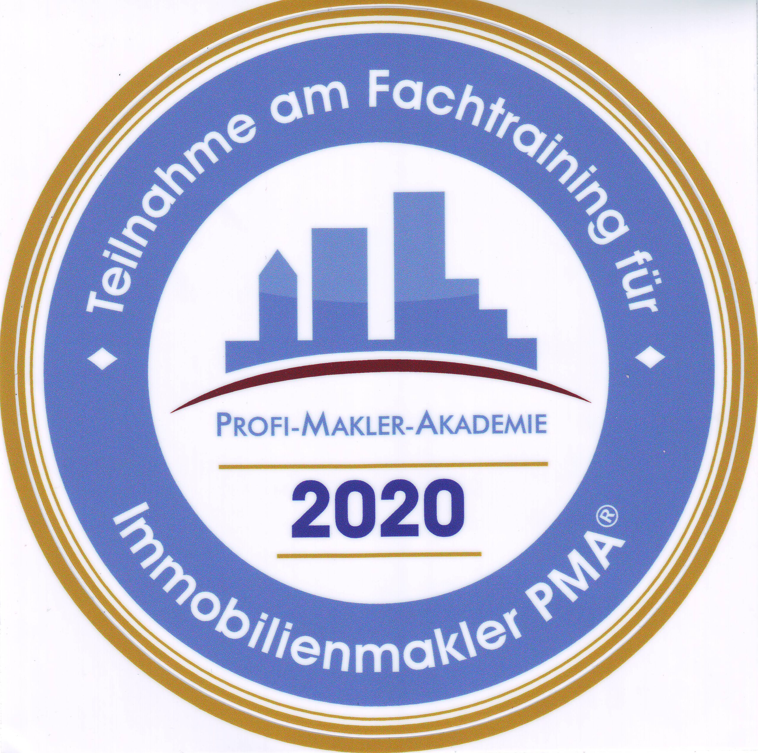 PMA-Fachtraining für Immobilienmakler – Auszeichnung 2020